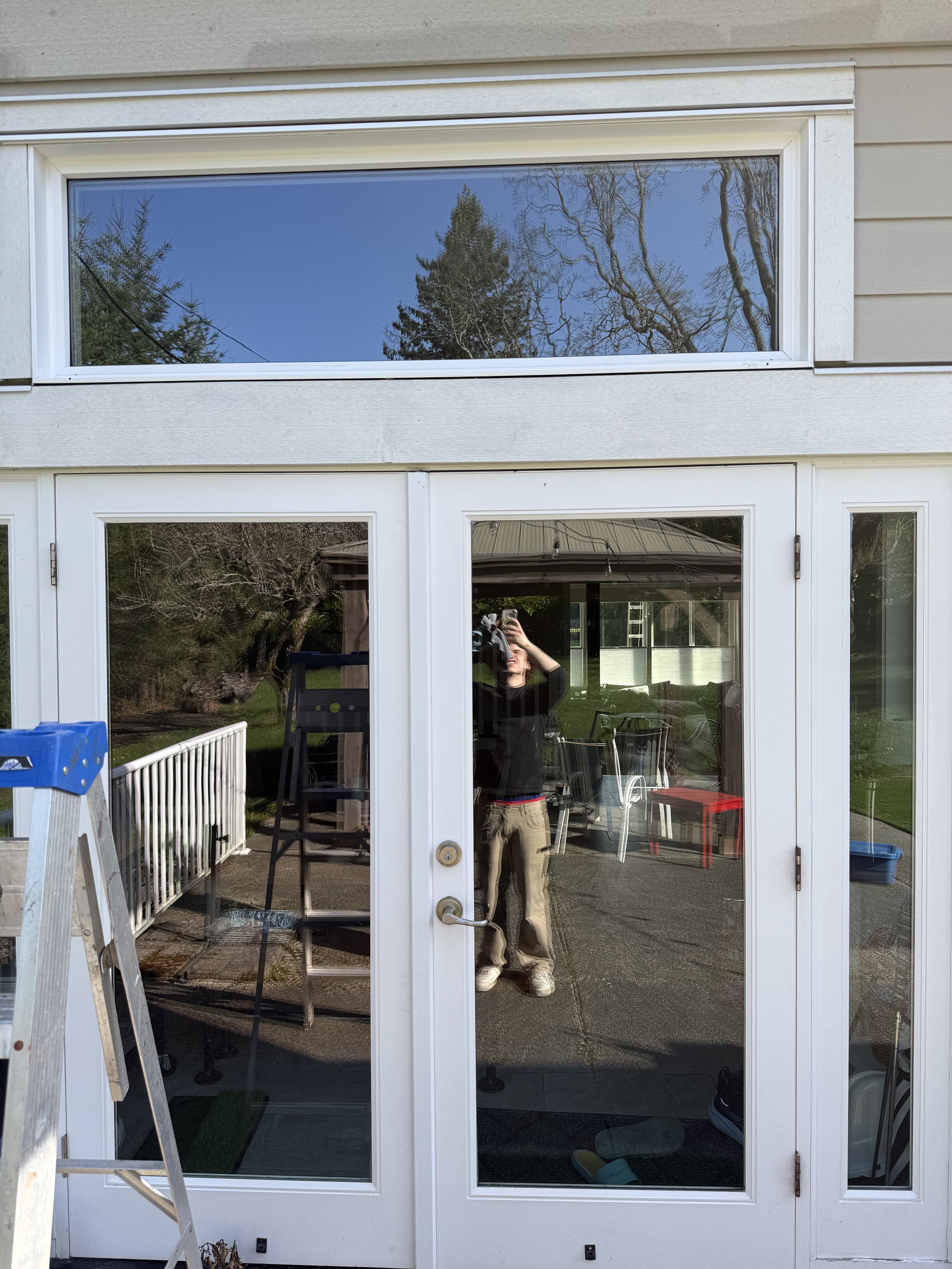 Professional window cleaning results